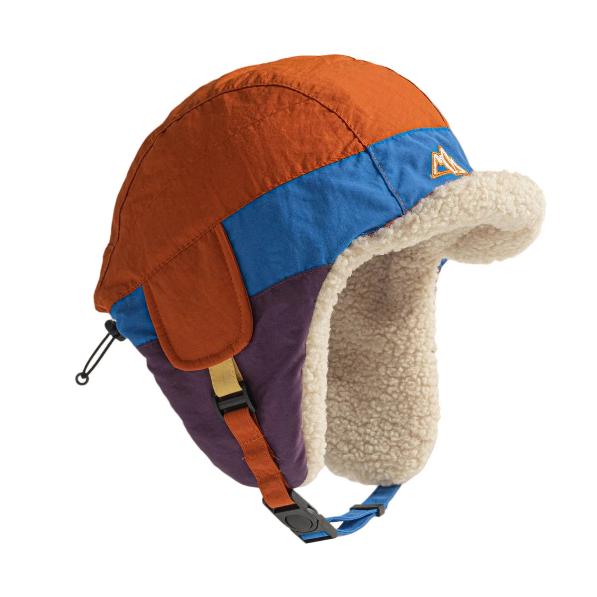 Appalachian Retro Patchwork Fur Trapper Bomber Hat