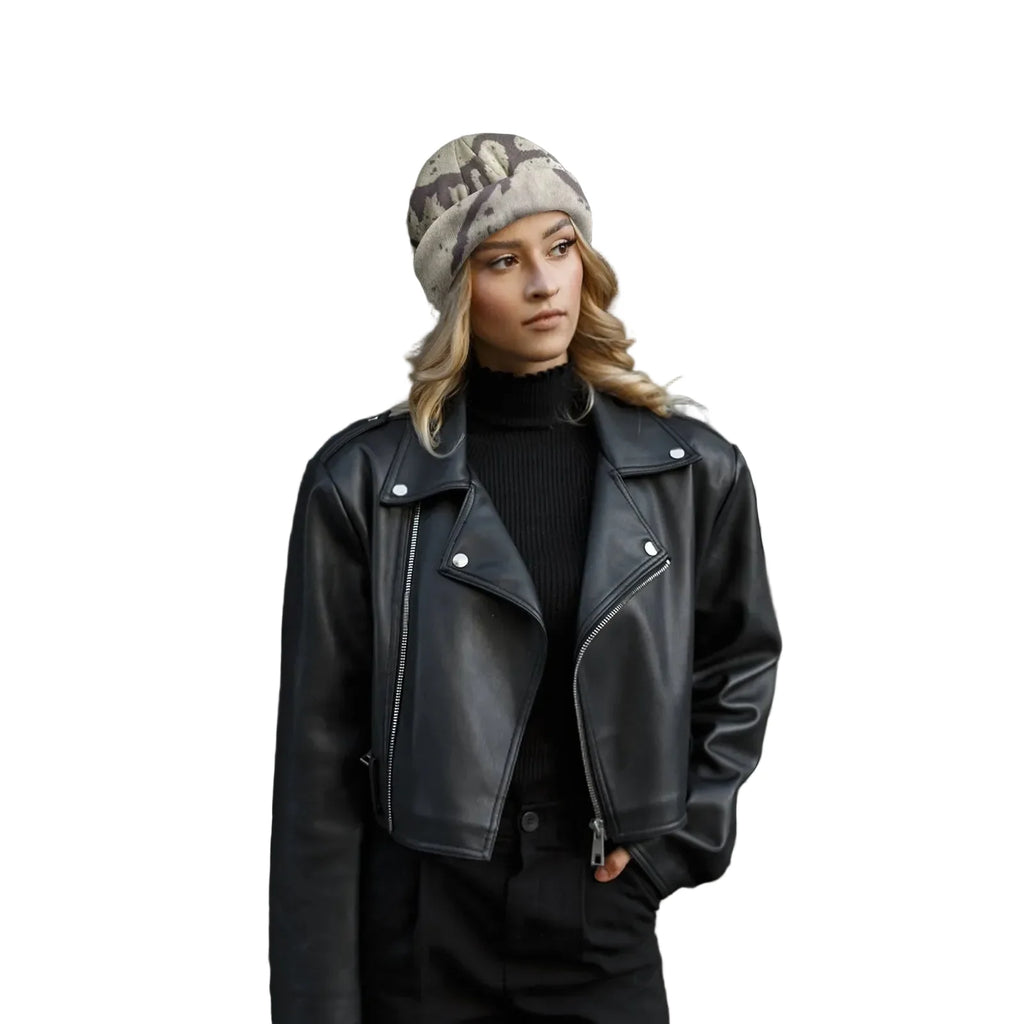 Vortex Winter Abstract Beanie