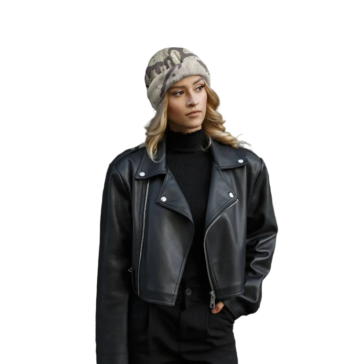 Vortex Winter Abstract Beanie