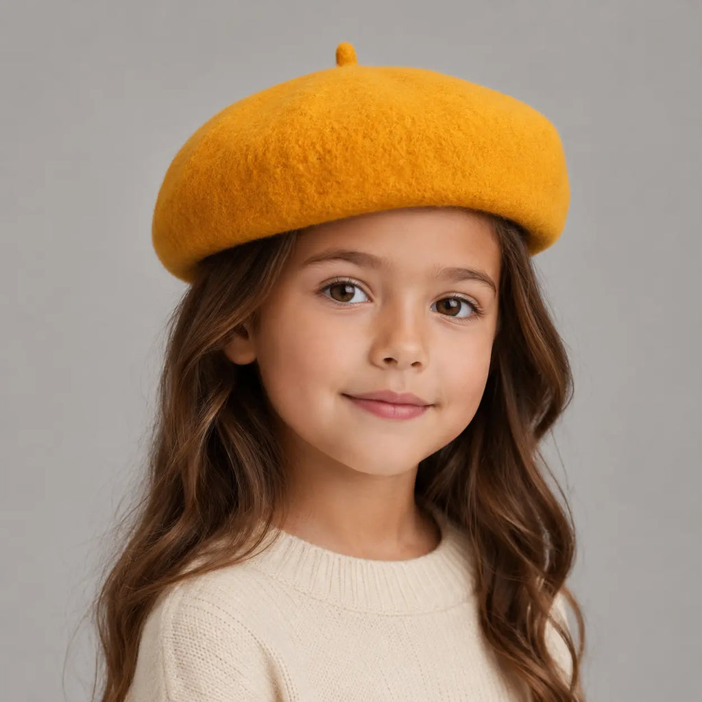 Arles Girls Elastic Beret