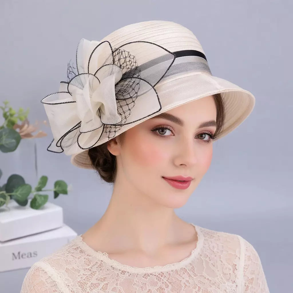 Armagnac Woman Organza Derby Wedding Fascinator