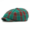 Artois Tartan Newsboy Cap