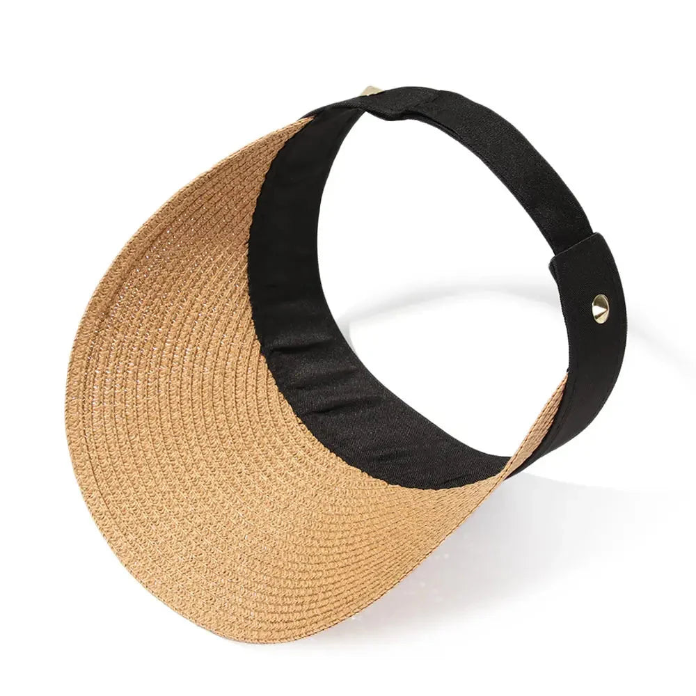 Aruba Summer Straw Long Visor