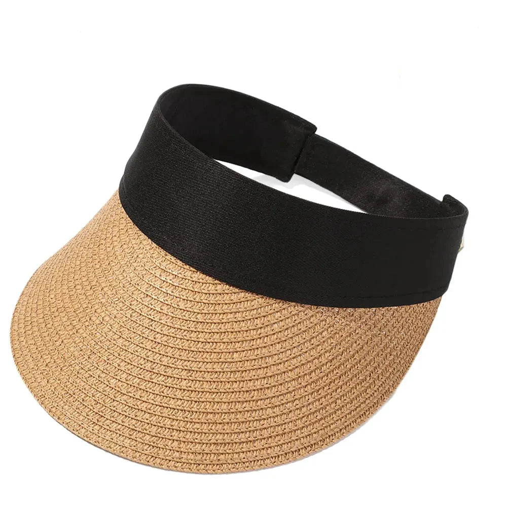 Aruba Summer Straw Long Visor