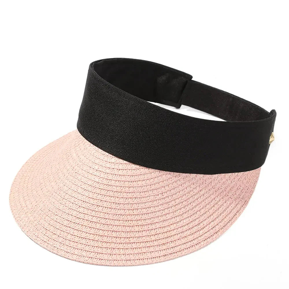 Aruba Summer Straw Long Visor