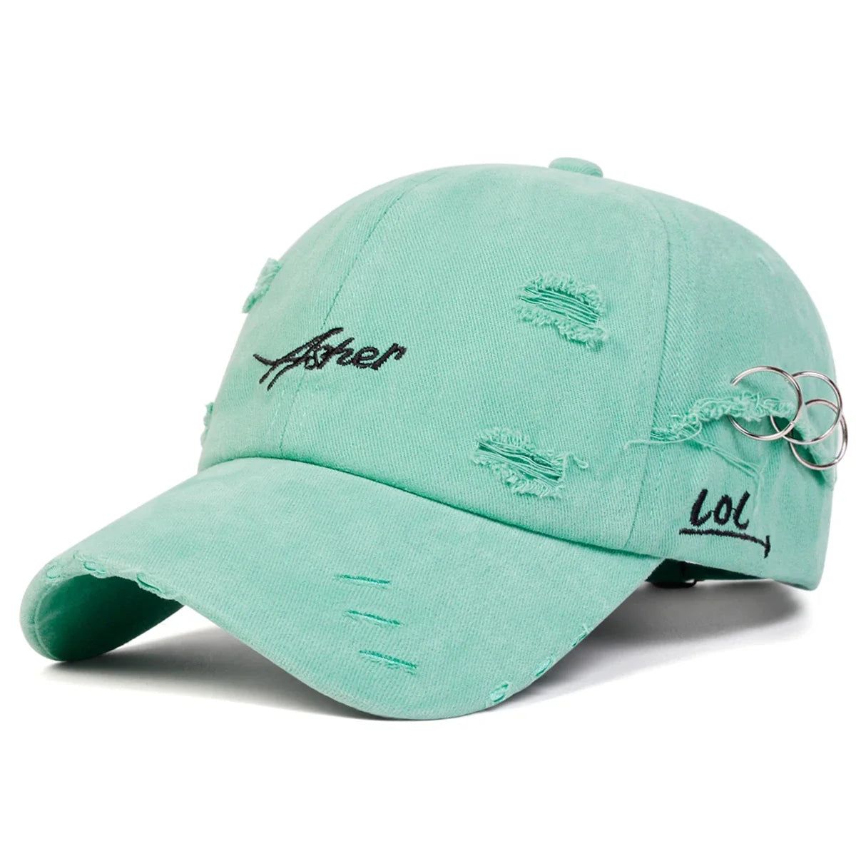 Asher Rings Scratched Baseball Cap