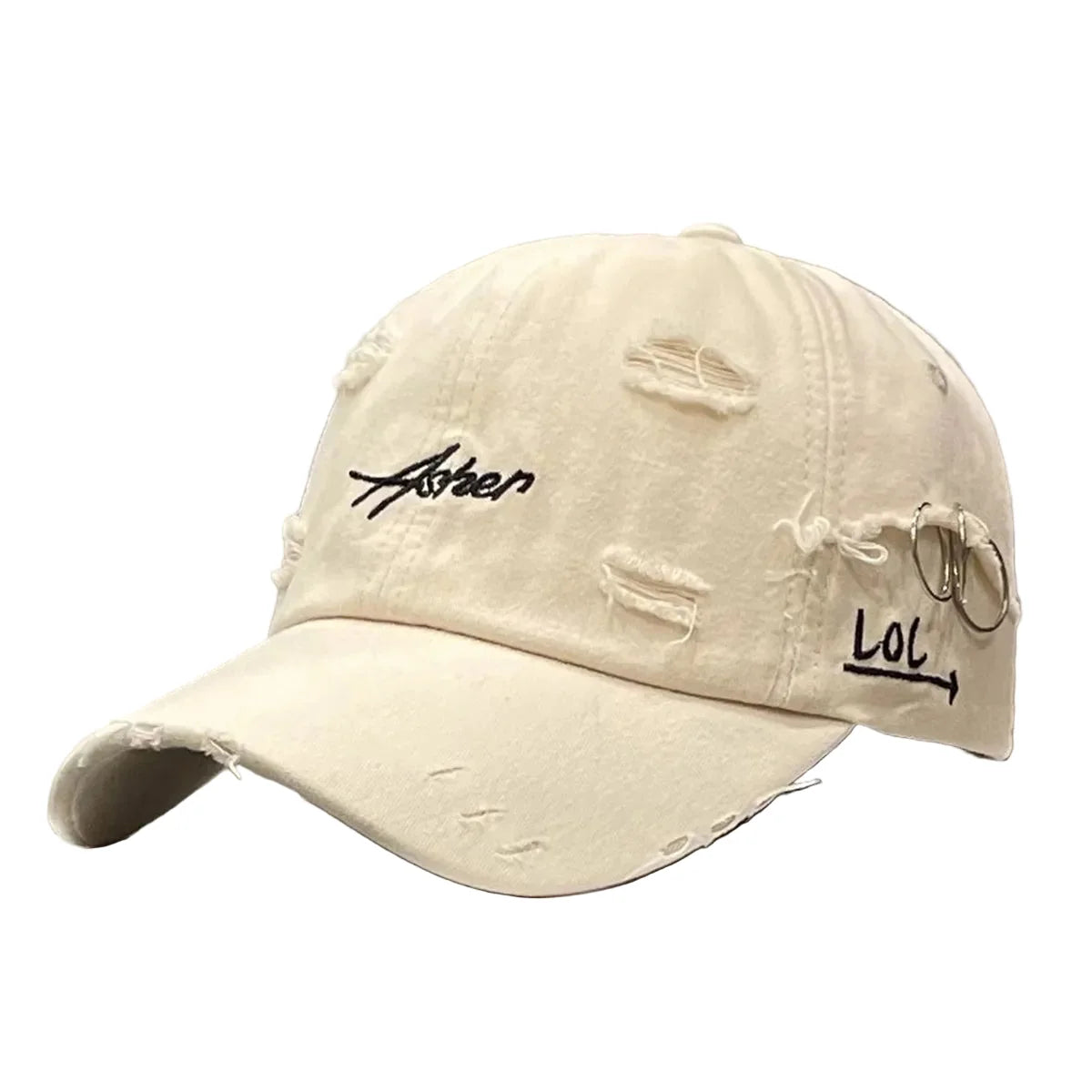 Asher Scratched Baseball Cap