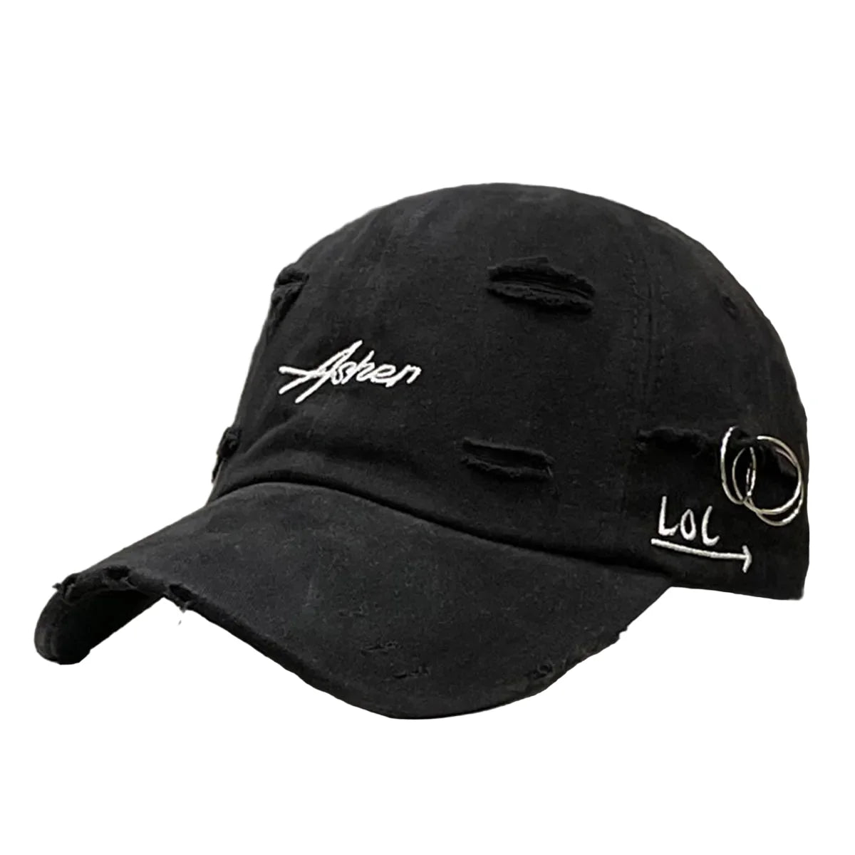 Asher Scratched Baseball Cap
