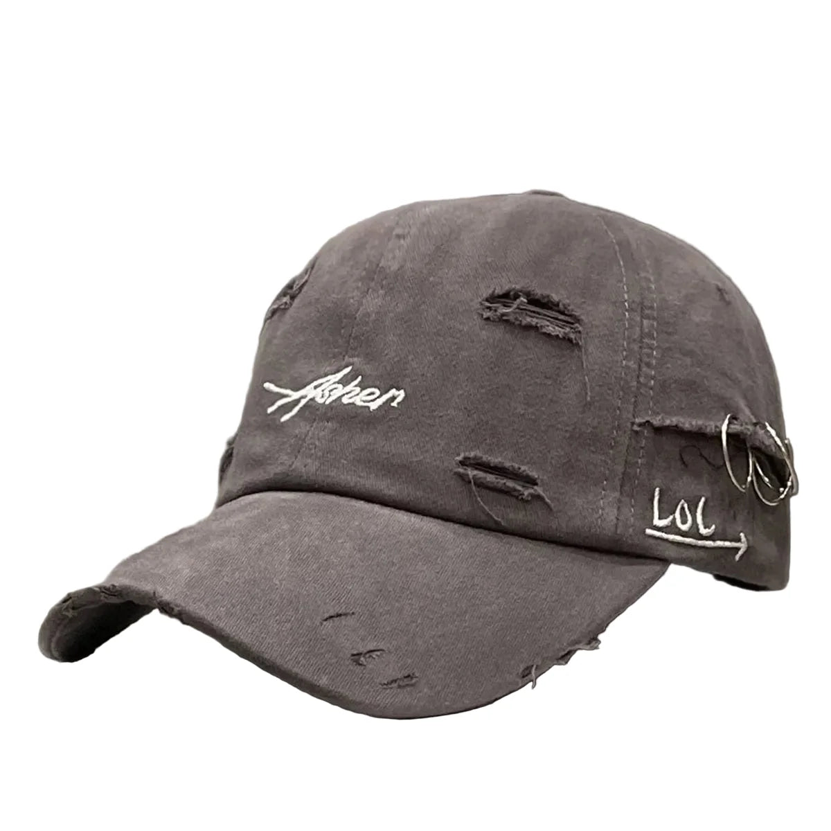 Asher Scratched Baseball Cap