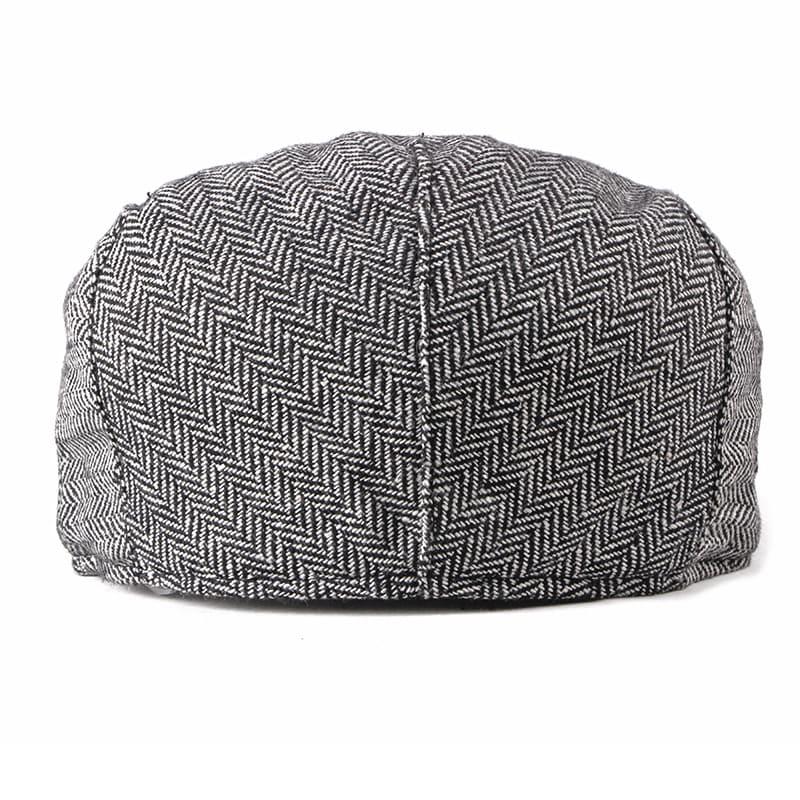 Asis Herringbone Cotton Flat Cap