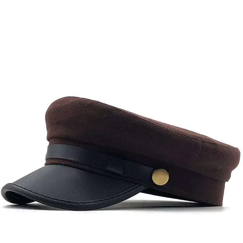 Astruc Leather Sailor Cap