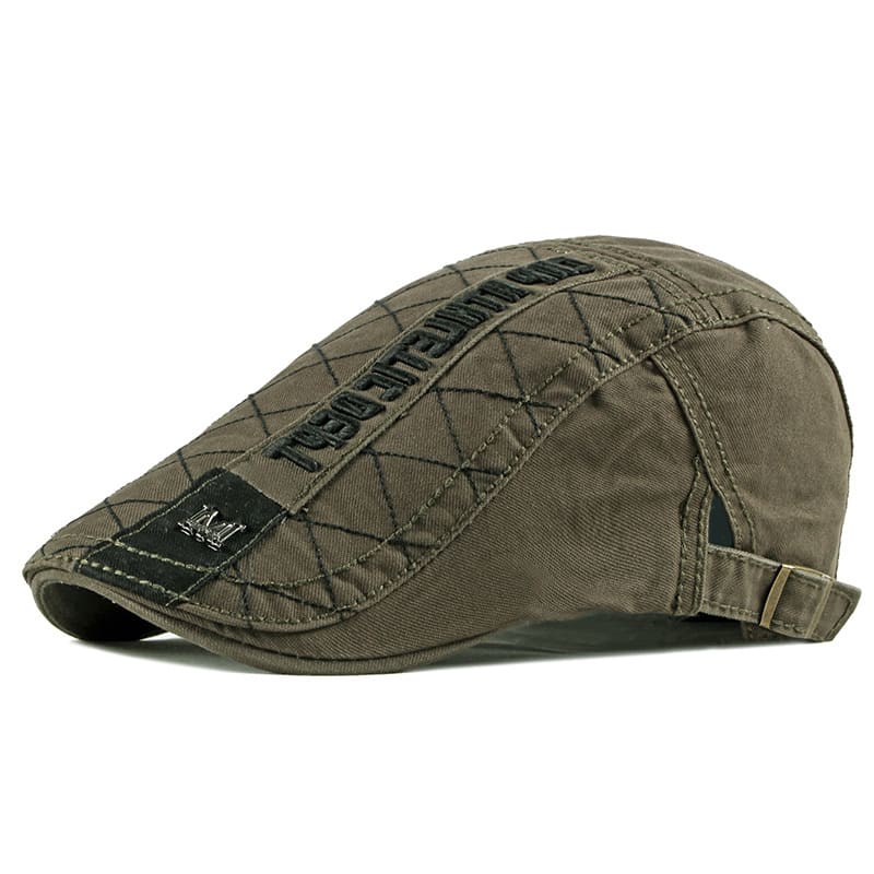 Athletic Retro Rhombuses Flat Cap