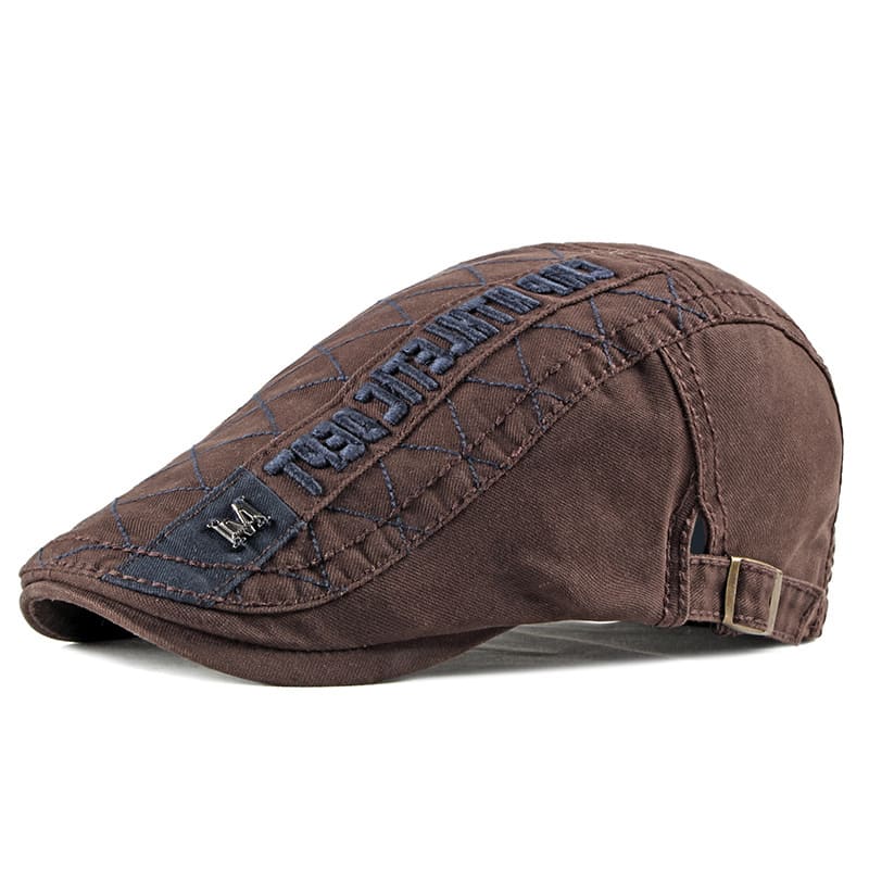 Athletic Retro Rhombuses Flat Cap