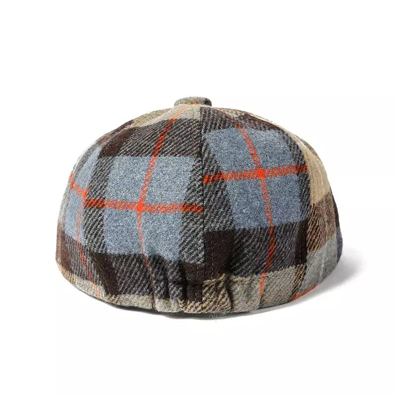 Auckland Plaid Newsboy Cap