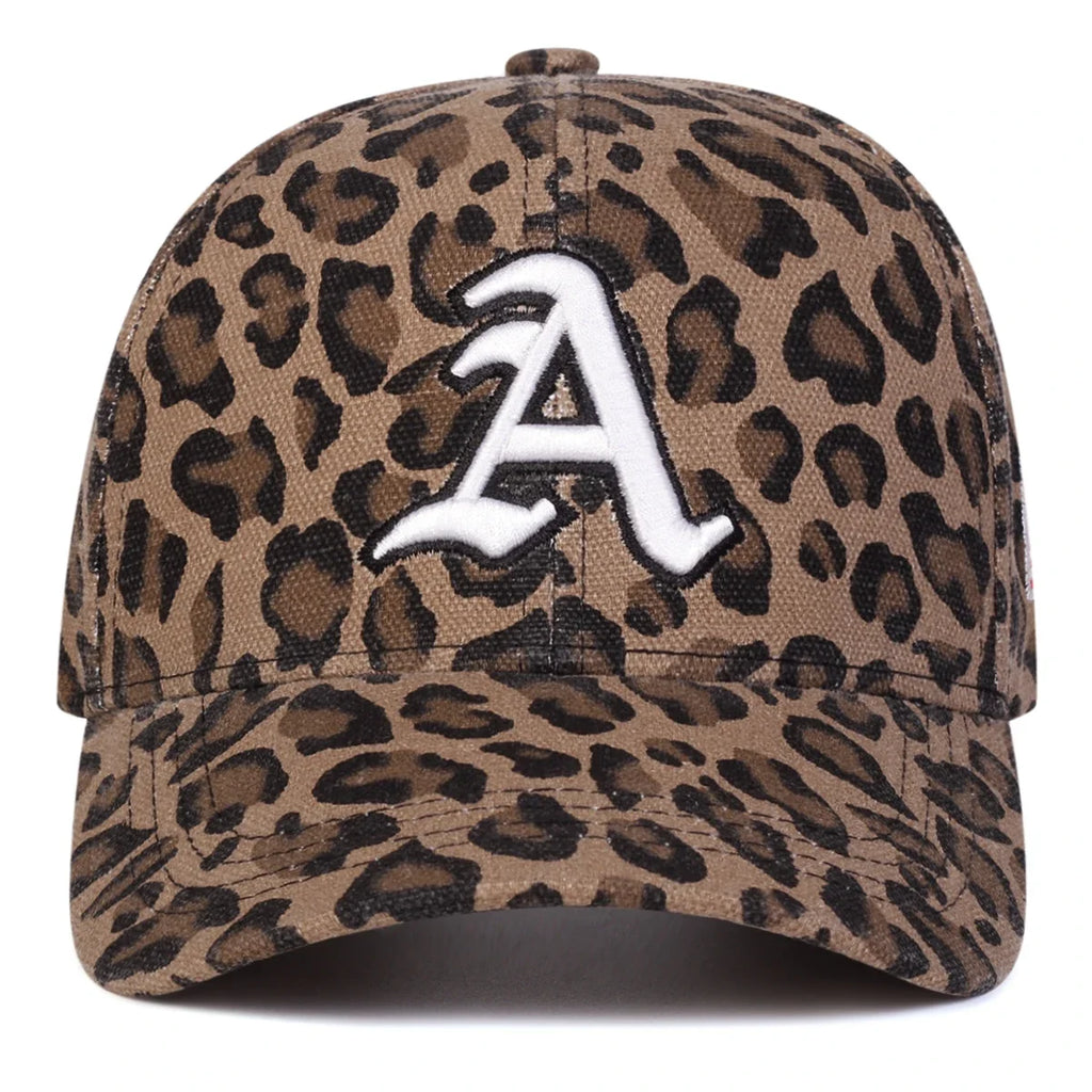 Austin USA Leopard Print Baseball Cap