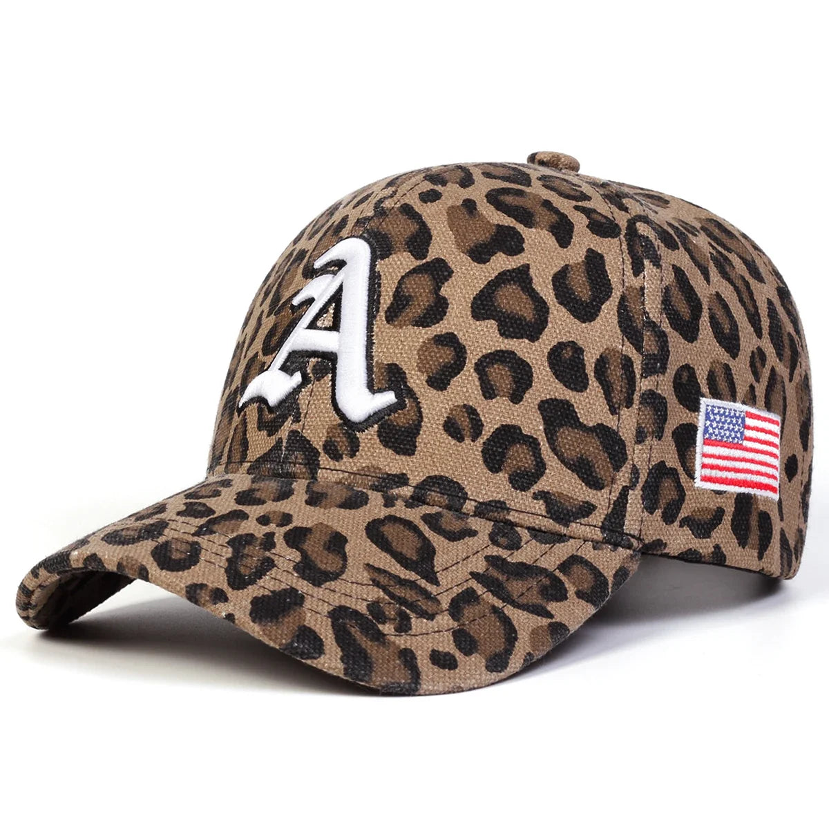 Austin USA Leopard Print Baseball Cap