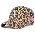 Austin USA Leopard Print Baseball Cap