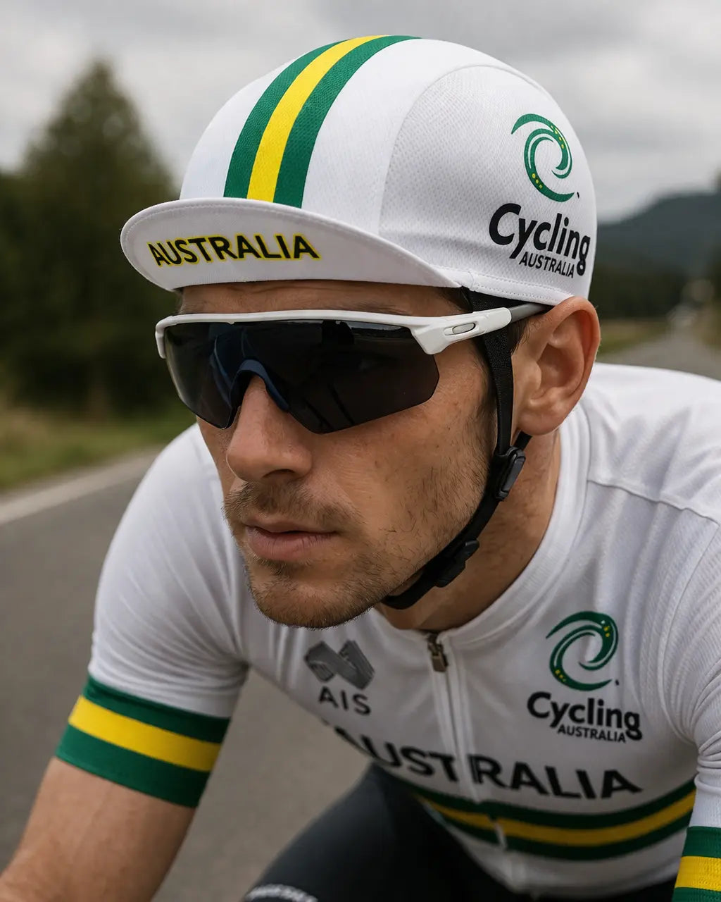 Australia Classic White Cycling Cap