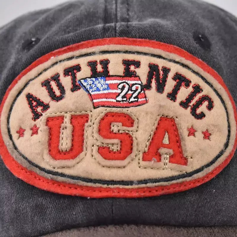 Authentic USA Washed Cotton Baseball Cap