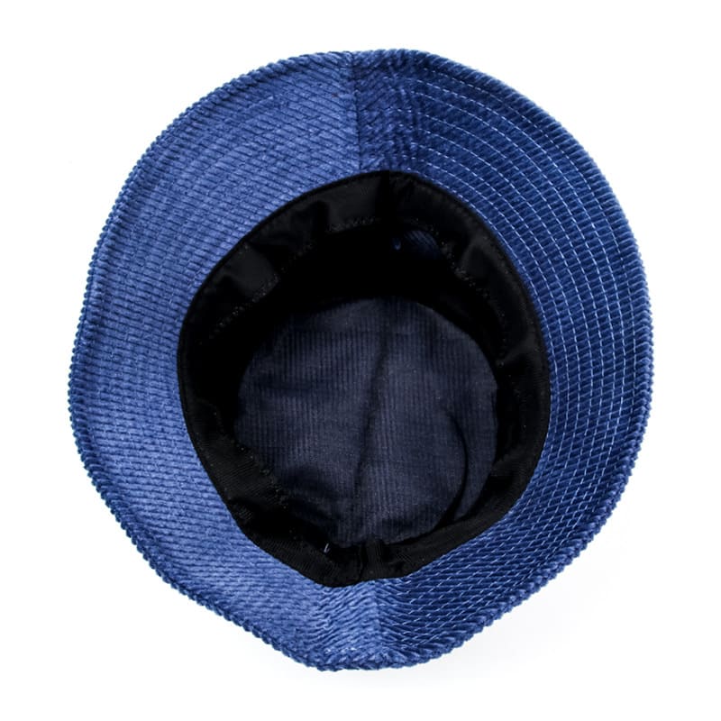 Autumn Plain Corduroy Bucket Hat