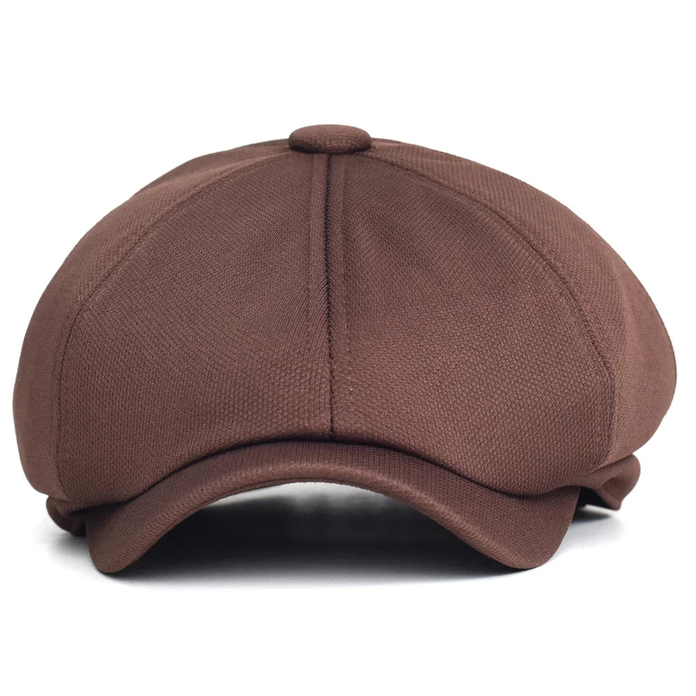 Auzat Plain Newsboy Cap