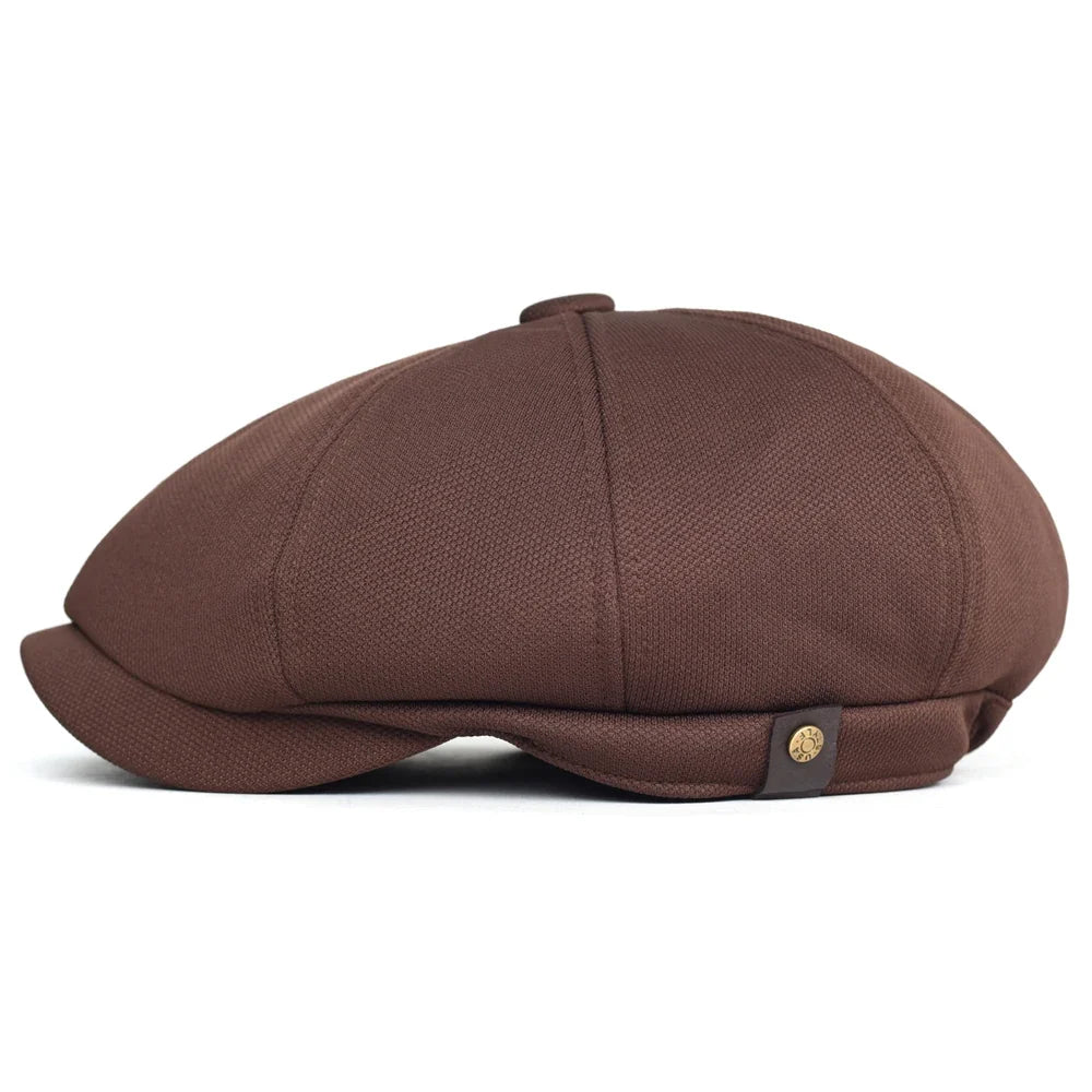 Auzat Plain Newsboy Cap