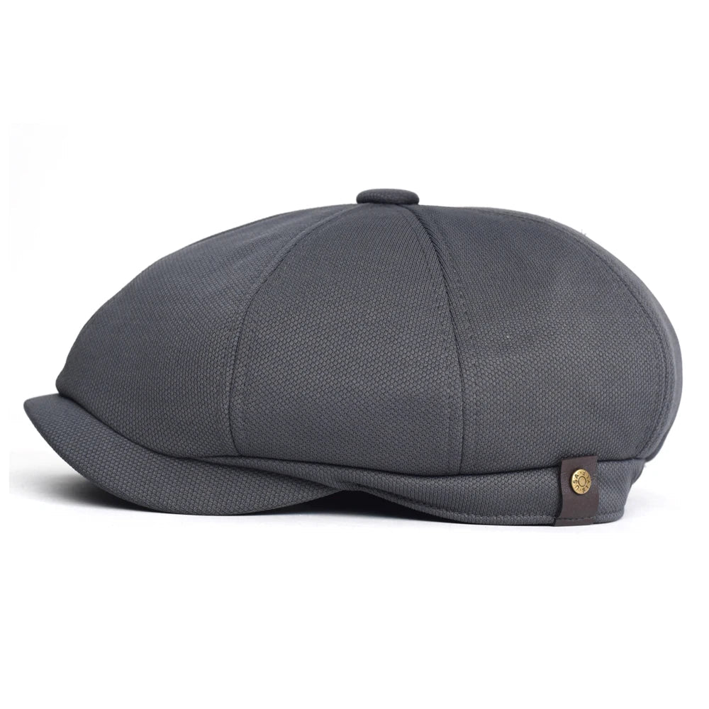 Auzat Plain Newsboy Cap