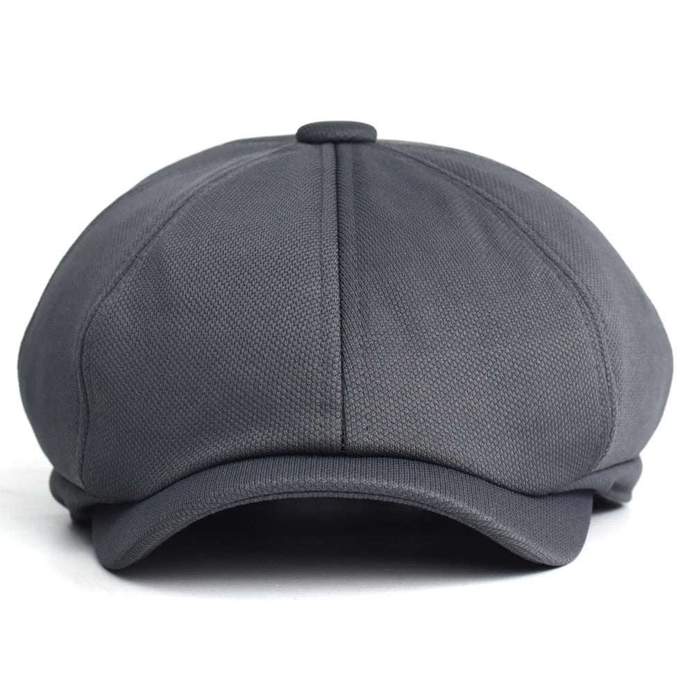 Auzat Plain Newsboy Cap