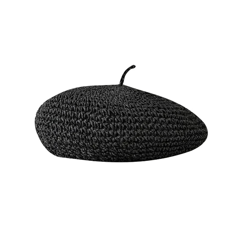 Aveiro Summer Handmade Straw Beret
