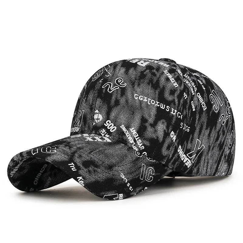 B-Wate 005 Graffiti Cotton Baseball Cap