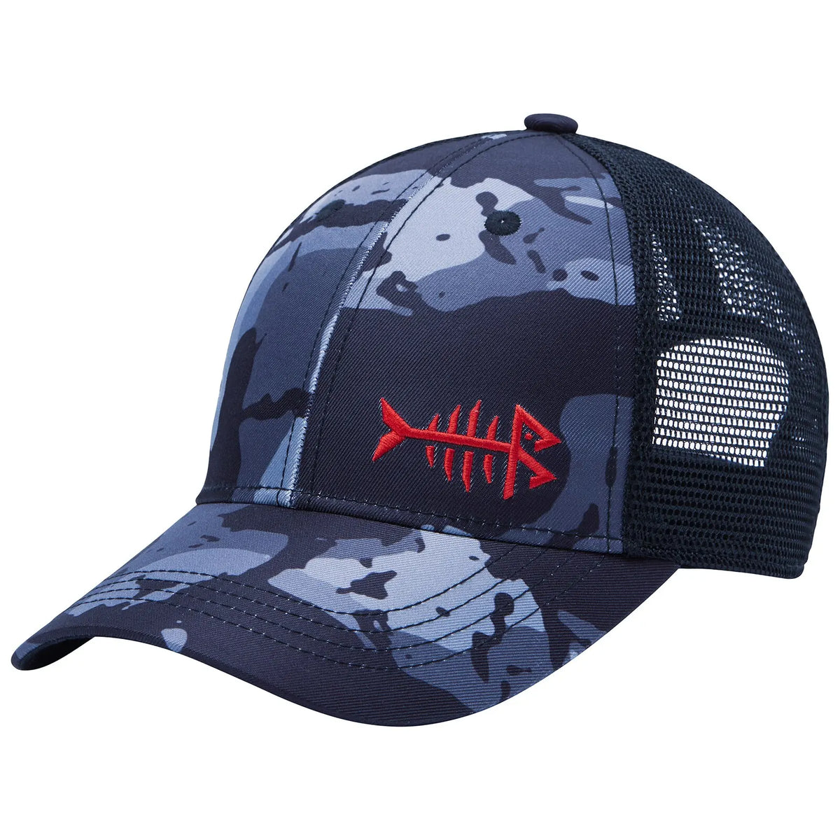BASSDASS Fishing Camouflage Trucker Cap