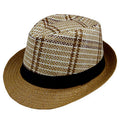 BCN Summer Straw Trilby Hat