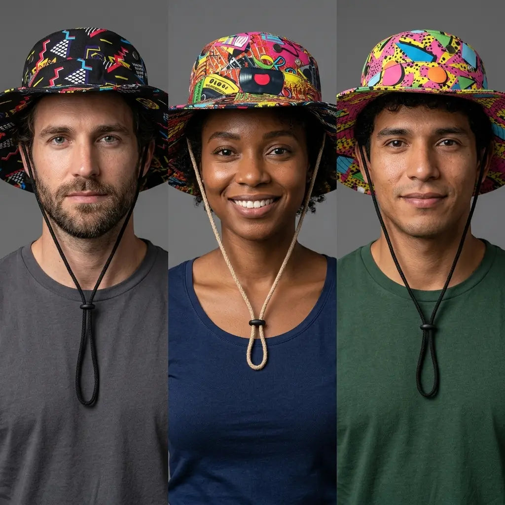 Back to the 90's Retro Fisherman Bucket Hat
