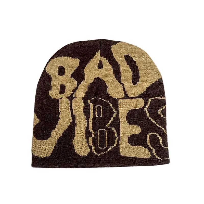 Bad Vibes Knitted Beanie