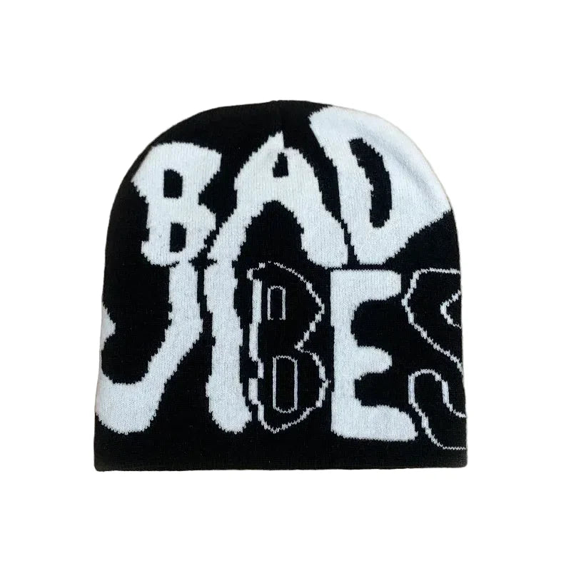 Bad Vibes Knitted Beanie