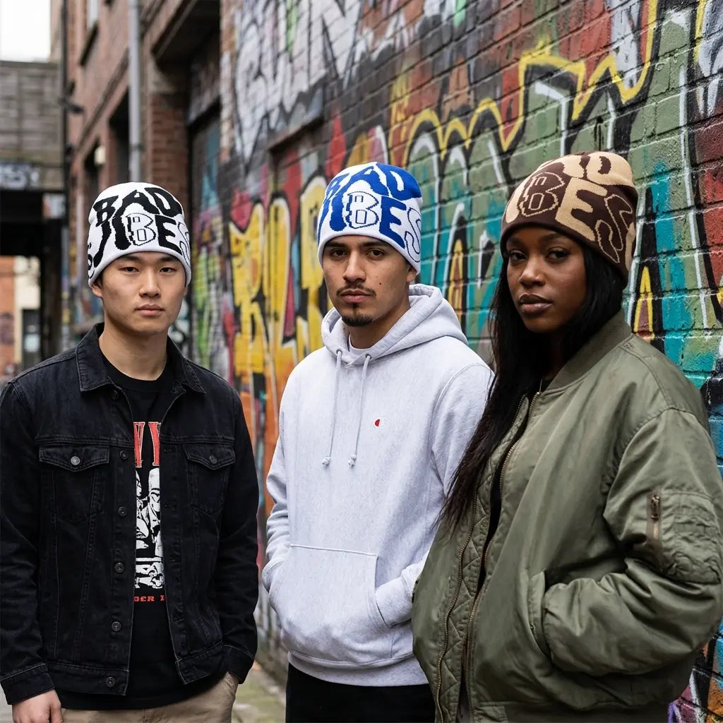 Bad Vibes Knitted Beanie