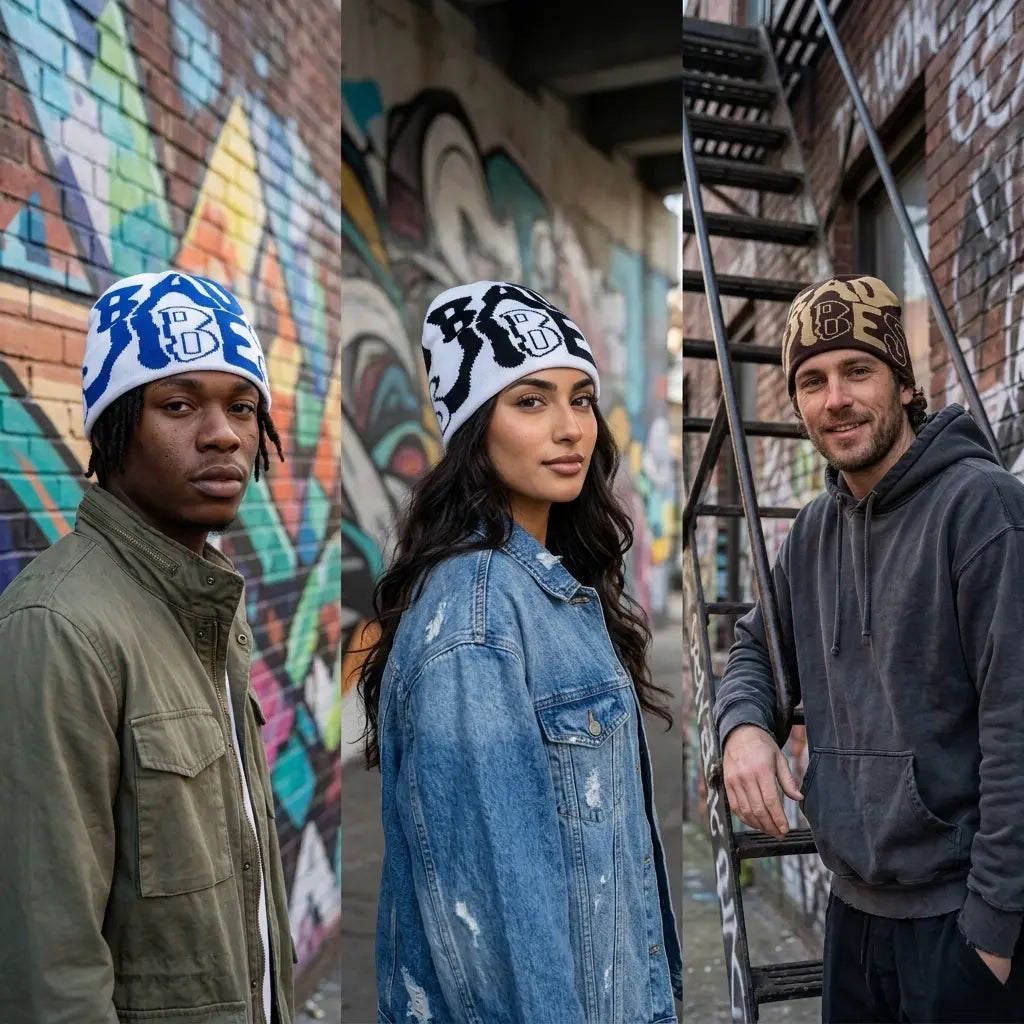 Bad Vibes Knitted Beanie