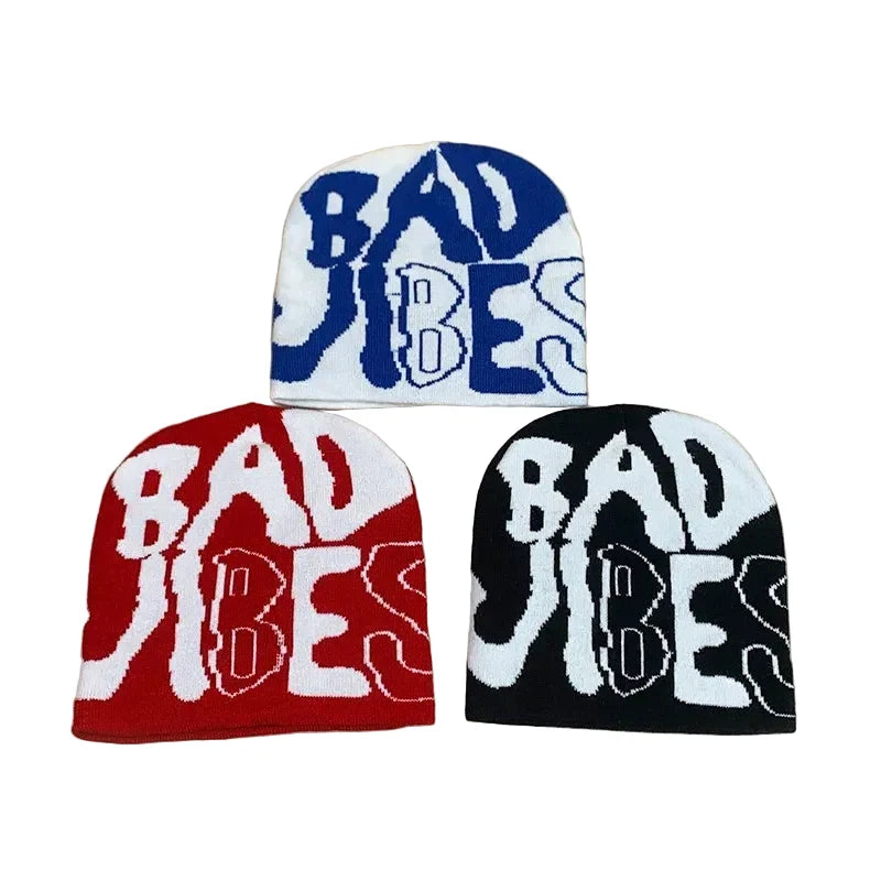 Bad Vibes Knitted Beanie