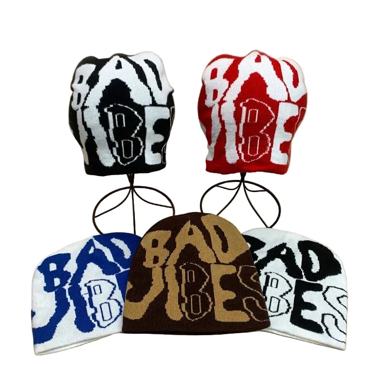 Bad Vibes Knitted Beanie