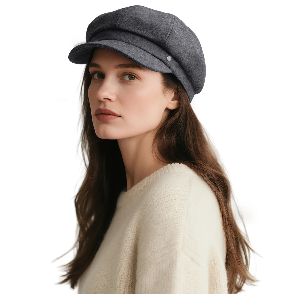 Bangor Women Wool 8-Panels Newsboy Cap