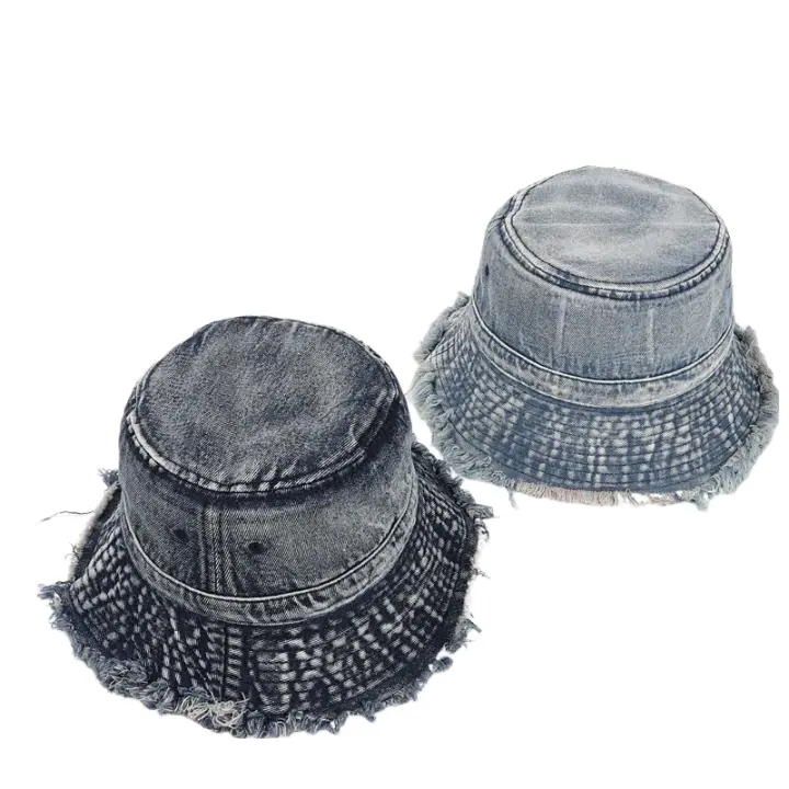 Basquiat Denim Bucket Hat