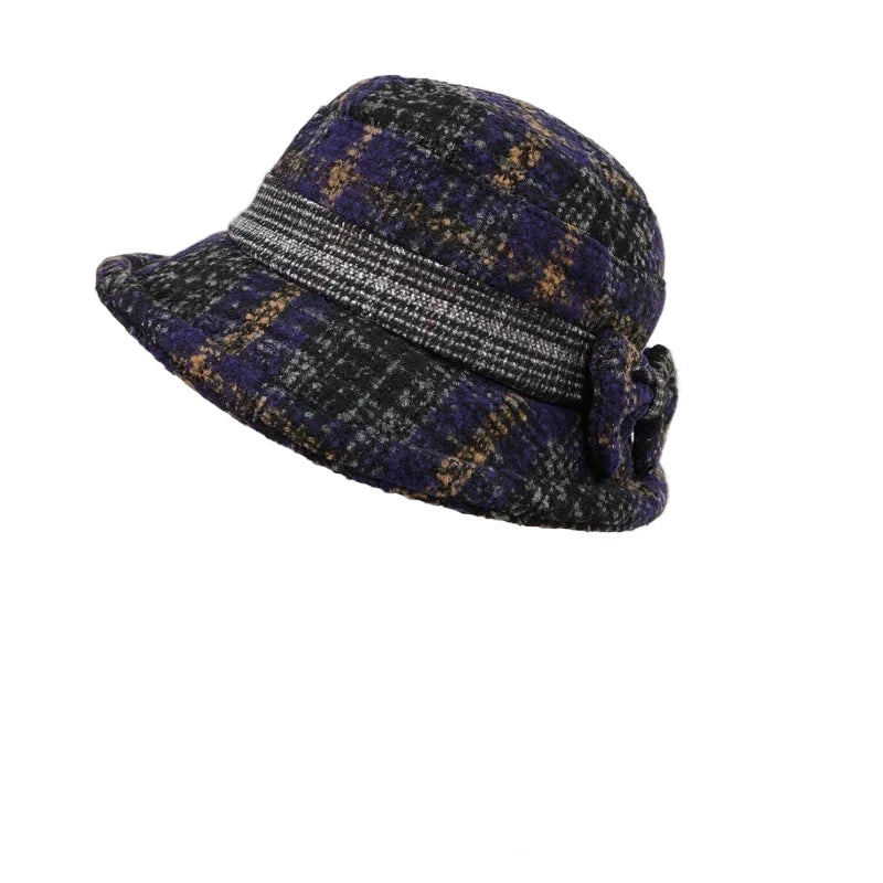 Bastille Vintage Ribbon Wool Bucket Hat