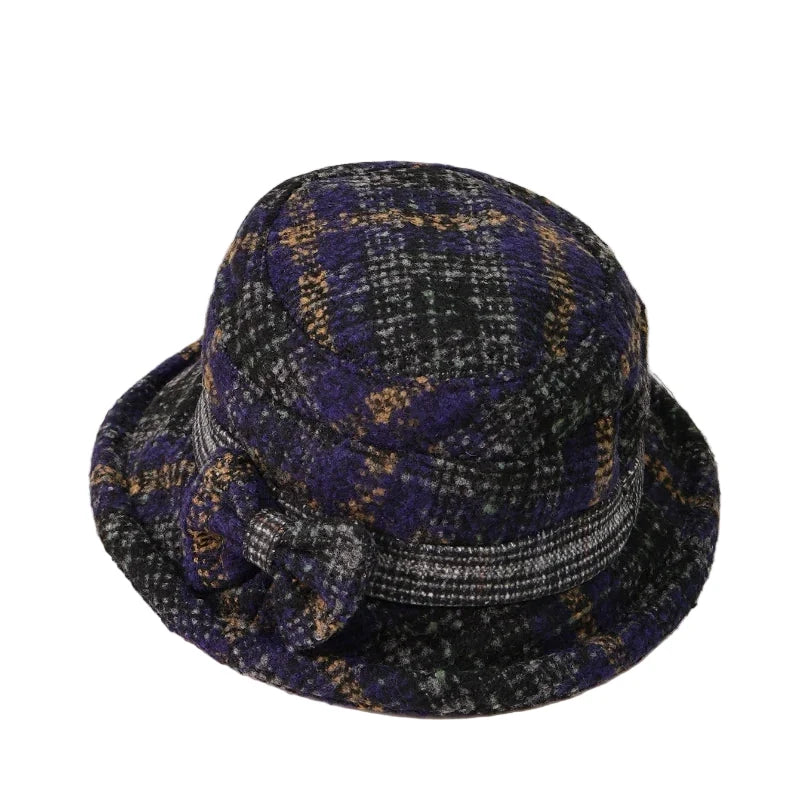 Bastille Vintage Ribbon Wool Bucket Hat