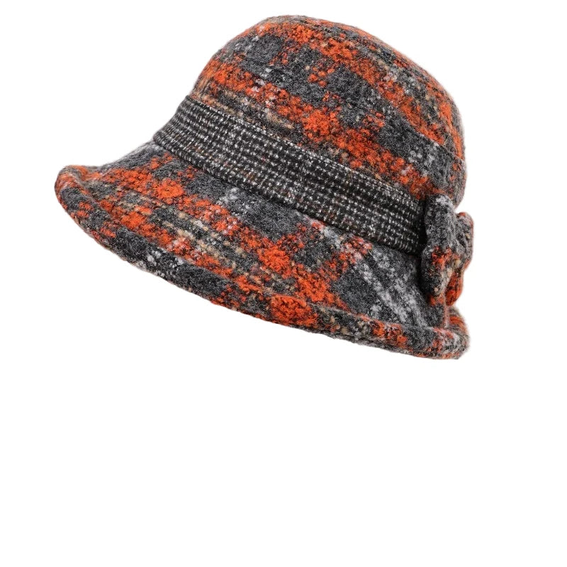 Bastille Vintage Ribbon Wool Bucket Hat