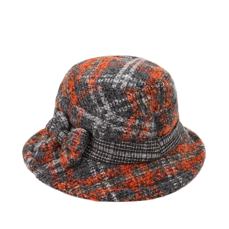 Bastille Vintage Ribbon Wool Bucket Hat