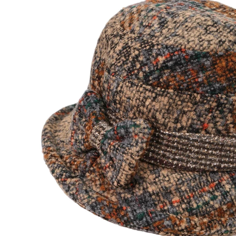 Bastille Vintage Ribbon Wool Bucket Hat