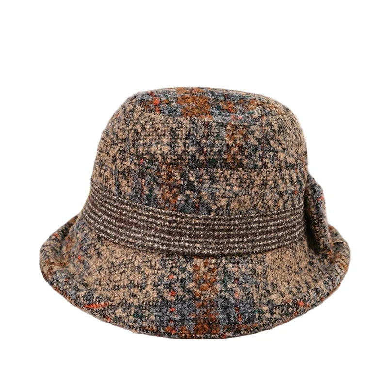 Bastille Vintage Ribbon Wool Bucket Hat