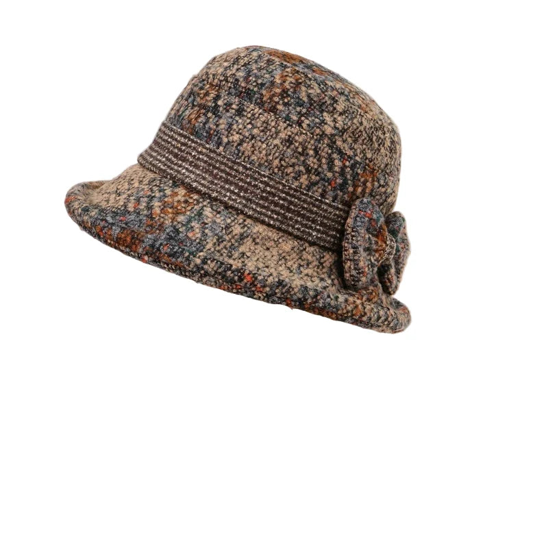 Bastille Vintage Ribbon Wool Bucket Hat