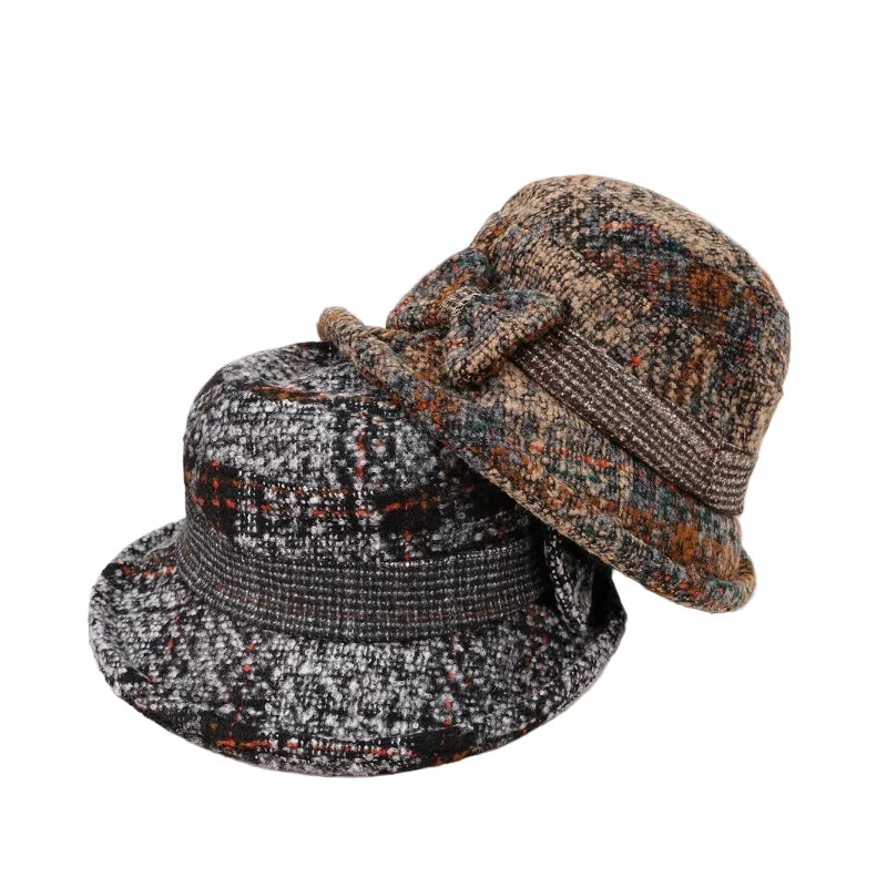 Bastille Vintage Ribbon Wool Bucket Hat