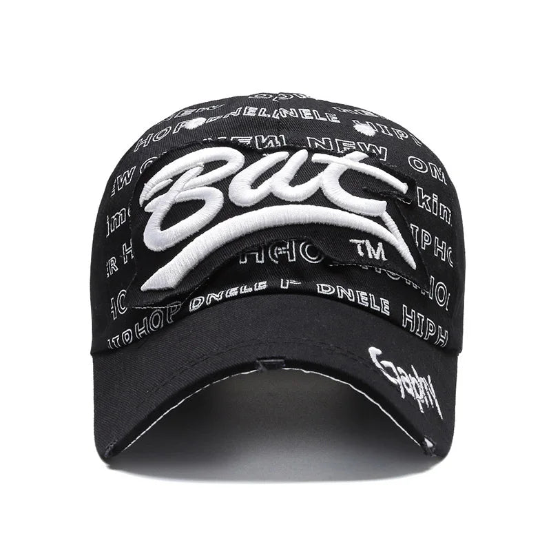 Bat Gaphy Cotton Baseball Cap